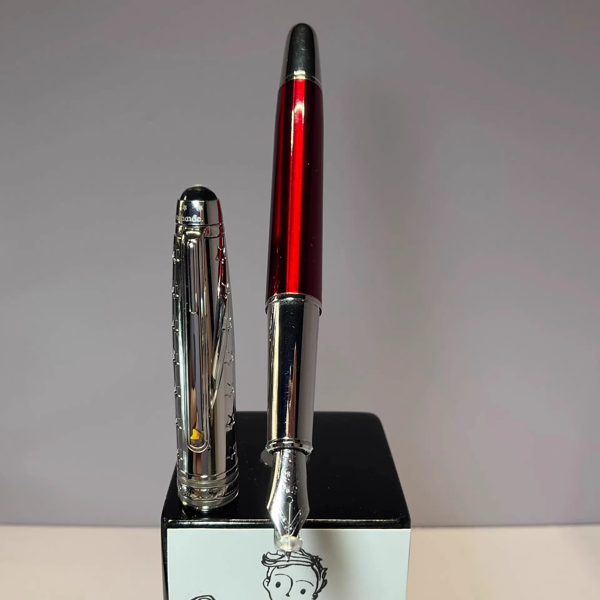 Groothandel Luxe MB Urban Speed Flat Crystal Star Rollerball Pen Balpen PVD-geplateerde kantoorschrijfvulpennen Mb004_voghion.com