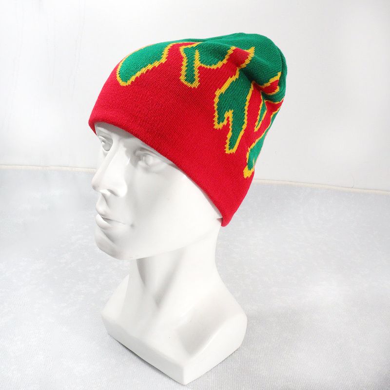 VOOTHOST Unisex Knitted Hat Beanies Goth Tooth Caps Y2k Streetwear Winter Fashion Pullover Vintage Warm Hip Hop Hats_voghion.com