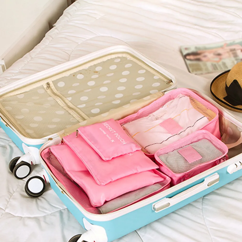 Set di 6 cubi organizer da viaggio leggeri e grandi per donne e uomini_voghion.com