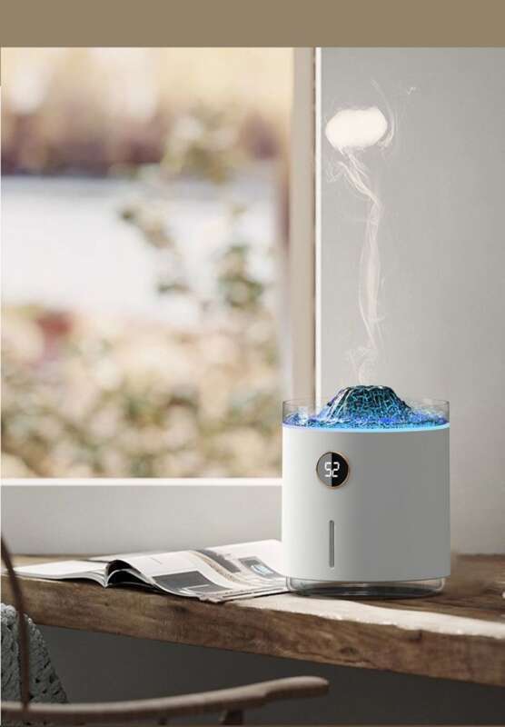 Jellyfish Ring Aromatherapy Machine Colorful Light Rechargeable Automatic Fragrance Spray Bedroom Desktop_voghion.com