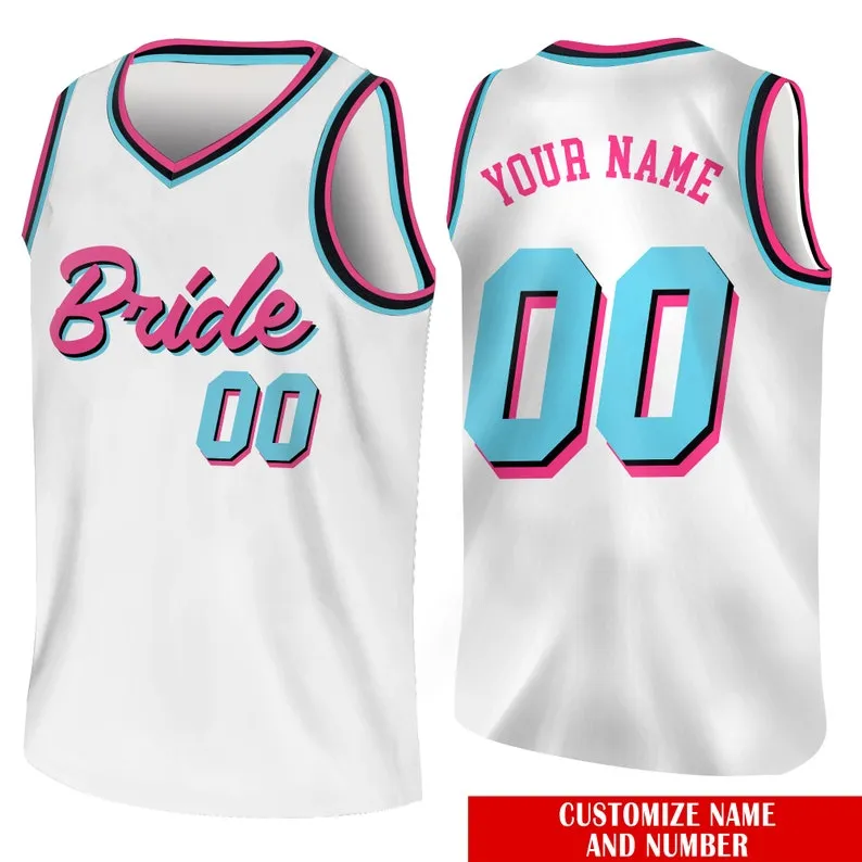 Custom Bride And Groom Basketball , Personalized Matching ,Basketball For Engagement Married Couple Wedding_voghion.com