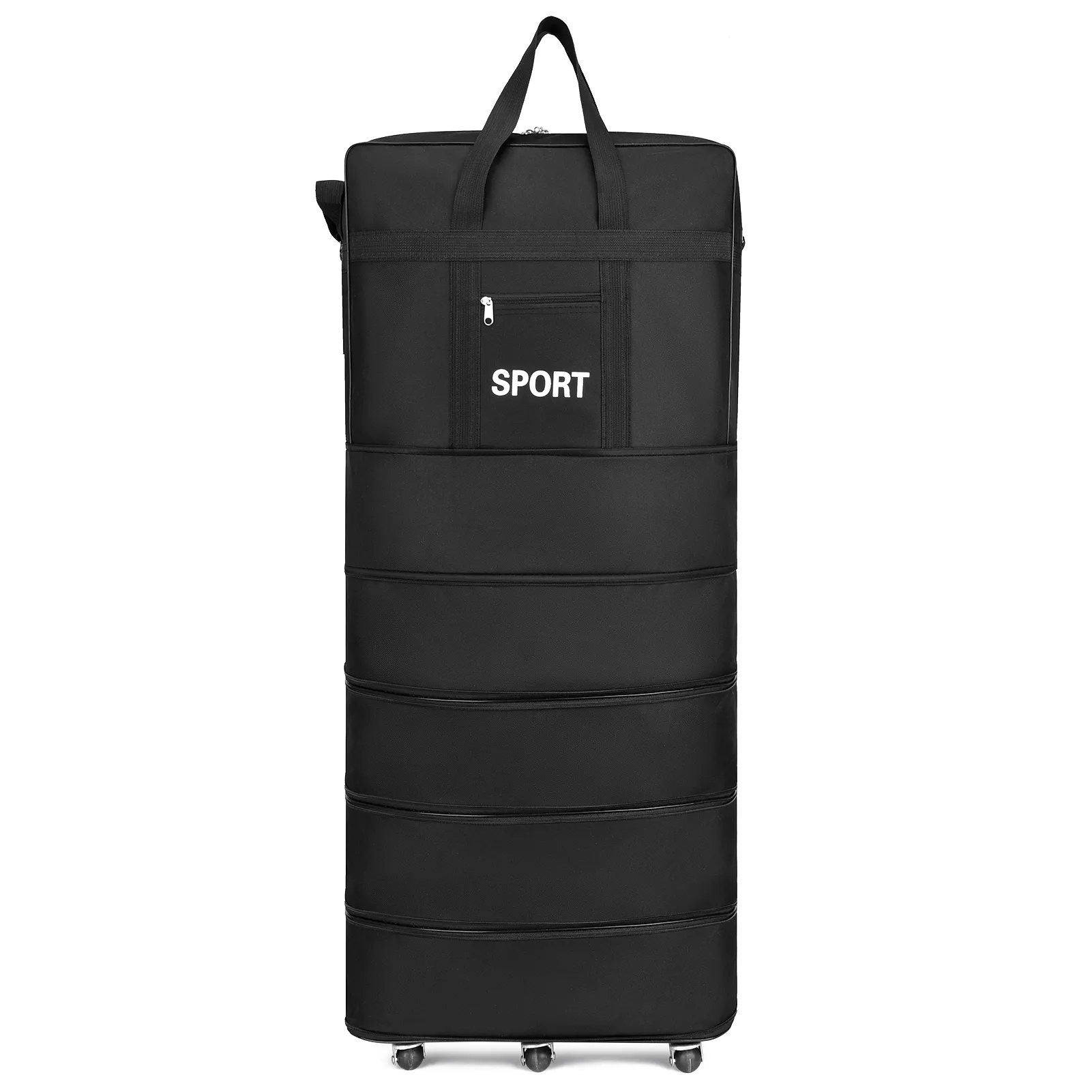 Expandable Suitcase Foldable High Quality Rolling For Travel Business Large Capacity Lage Storage Bag_voghion.com
