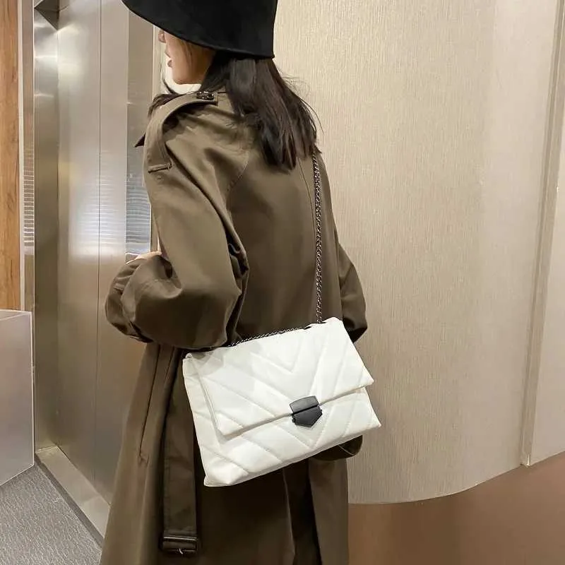 Geantă de umăr pentru femei, din piele PU, cu axilă, tip Messenger, tip sac de mână cu clapă mică, tip crossbody, tip pungă de cumpărături pentru femei C241103_voghion.com