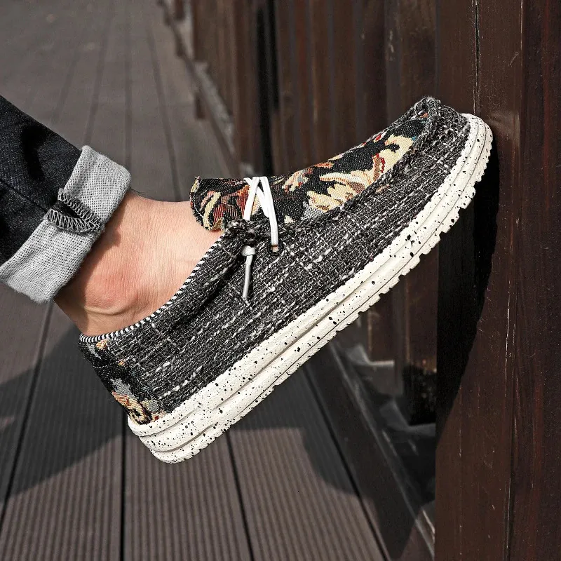 Canvas Sneakers Casual Fashion Denim Atmungsaktive Herren Walking Flats Outdoor Plus Size 49 Herrenschuhe Loafers 240626_voghion.com