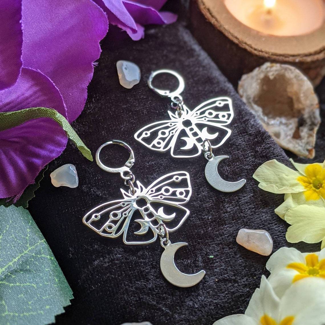 Orecchini a cerchio con chiusura a leva in argento_voghion.com