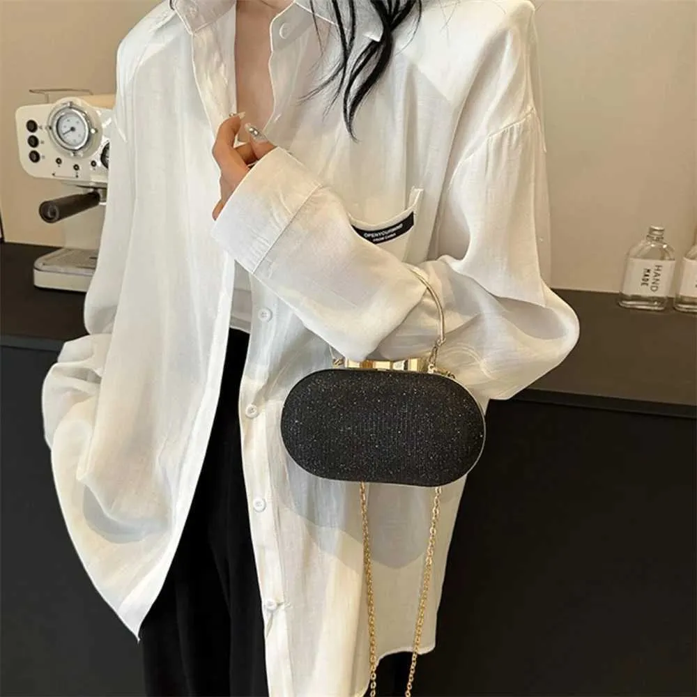 Pochette portefeuille femme rose brillant sequin sac à main 2024 nouvelle mode soirée dix police petit sac de créateur Y241019_voghion.com