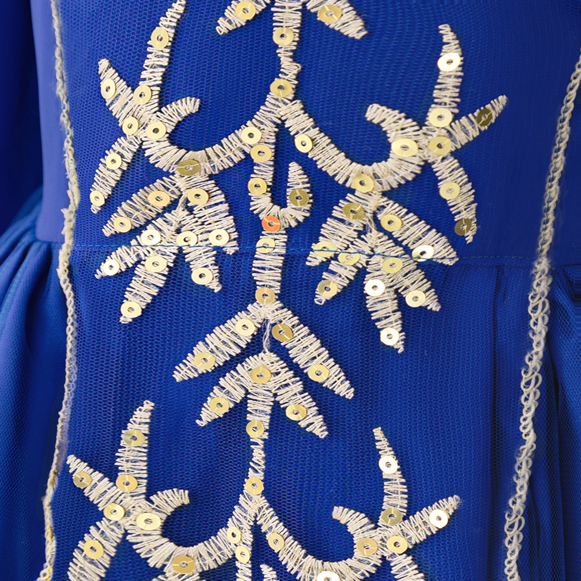 Abito per mamma e bambini, elegante abito musulmano per bambini ricamato in oro_voghion.com