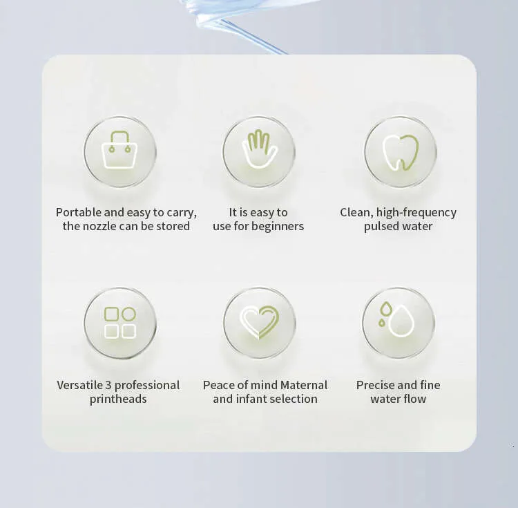 Shanshi Oral Irrigator - Air/Water Tech｜Dental Pick_voghion.com
