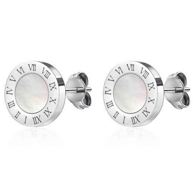Parure collier et boucles d'oreilles chiffres romains cristal_voghion.com