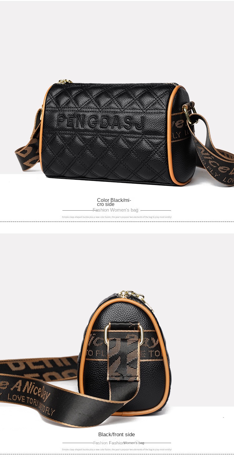 Borsa a tracolla larga con tracolla alla moda per lingerie da donna con texture premium_voghion.com