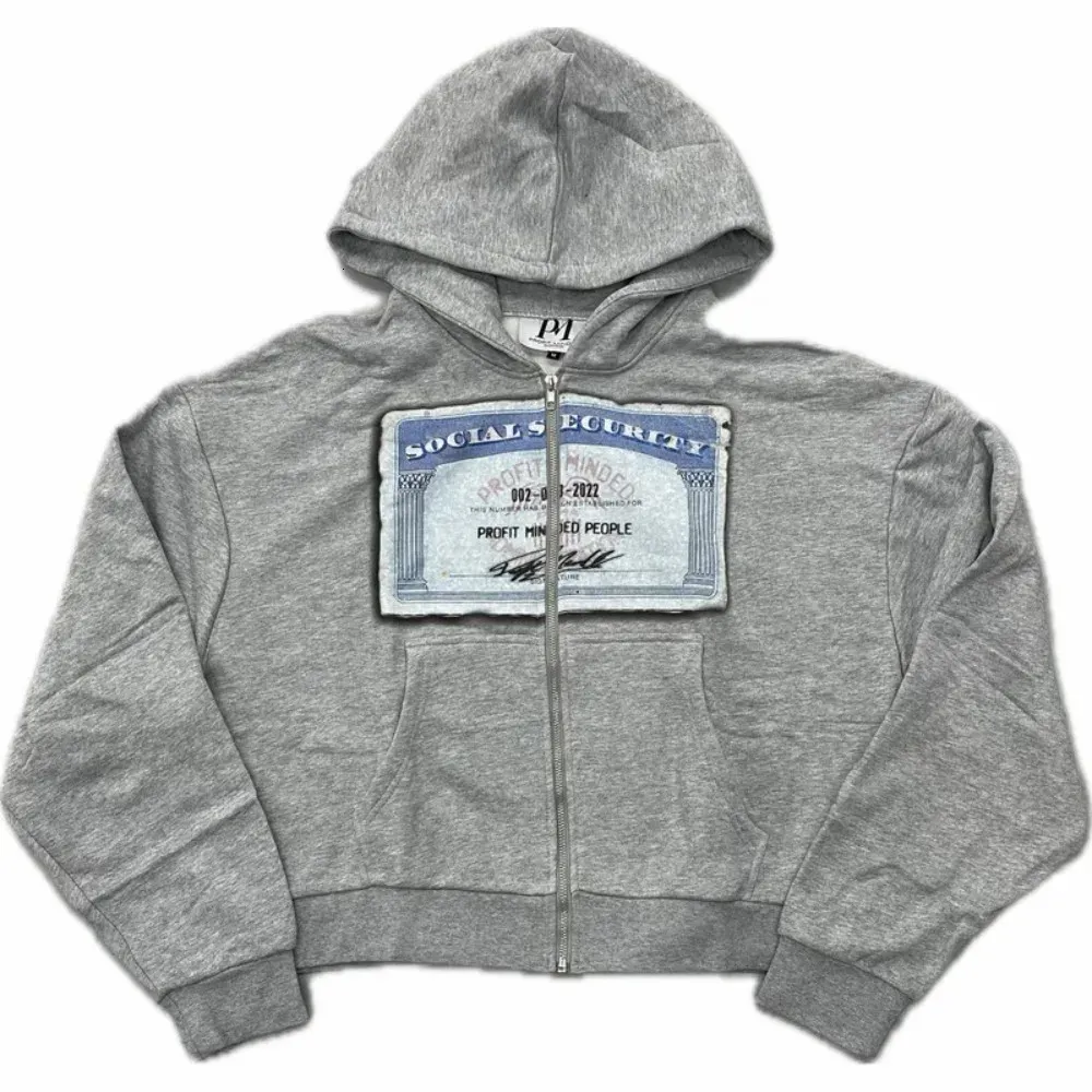 Y2K Zipper Hoodies Mode Personalisierte PM Grafik Druck Haruku Gothic Übergroßen Hoodie Männer Frauen Herbst Winter Kleidung_voghion.com