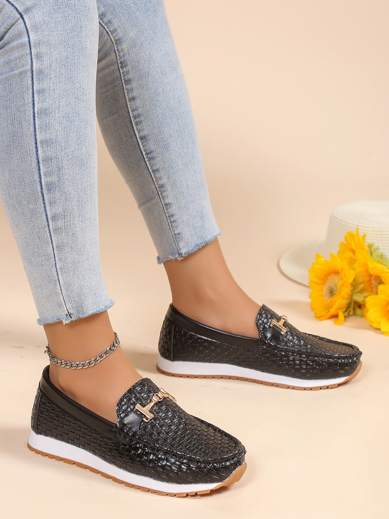 Mocassins décontractés à la mode pour femmes_voghion.com