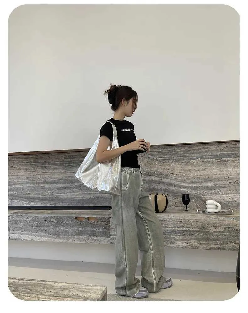 Moud Sier Fraen Schëller Grouss Mark Design Damen Hobos Handtaschen PU Lieder Grouss Totes Pendelen weiblech Achselhöhlebeutel_voghion.com