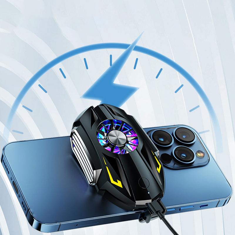 Hladnjak za mobitel Hladnjak za mobitel s dvostrukim otvorom za zrak, stražnja kopča Hladnjak za telefon, Ventilator za IOS/Android Hlađenje hladnjaka_voghion.com