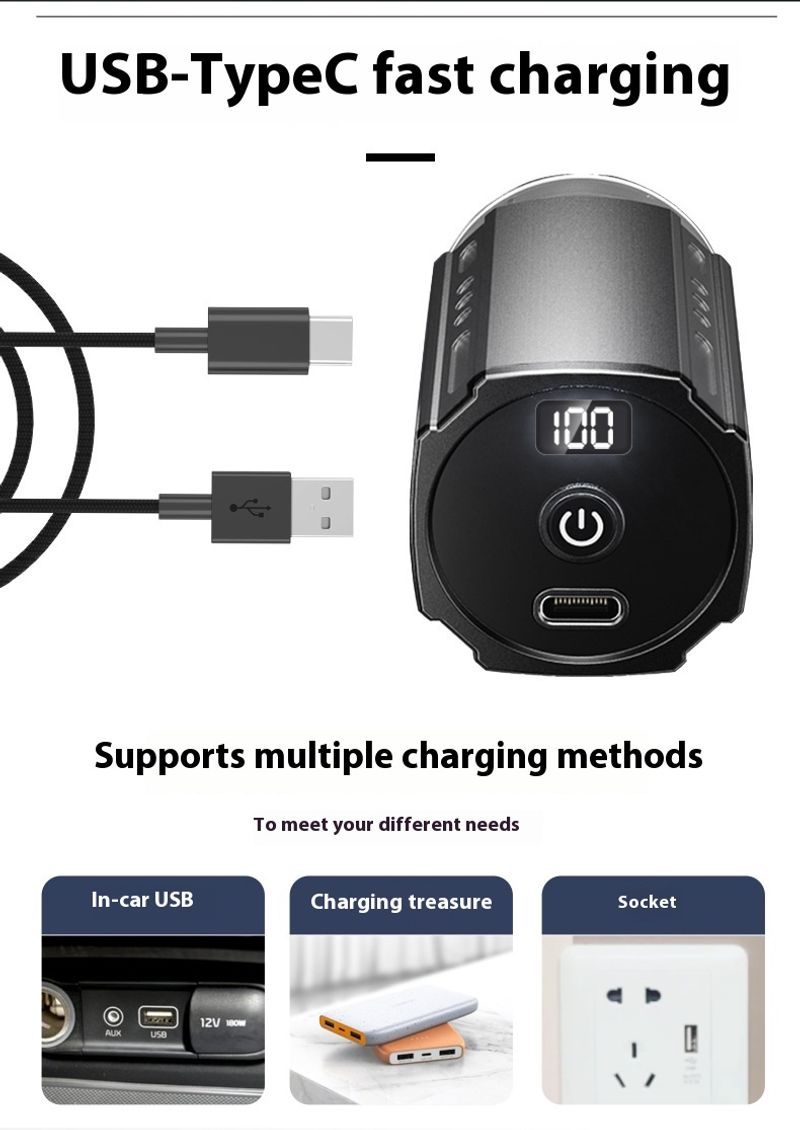 New electric small steel cannon with washable blade, men's shaver, rechargeable mini shaver_voghion.com