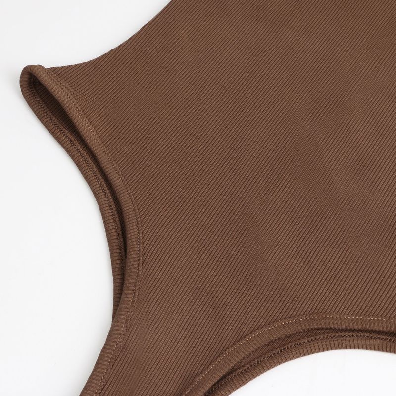 Tuta a maniche lunghe con collo alto e fondo a camicia da donna autunno e inverno_voghion.com