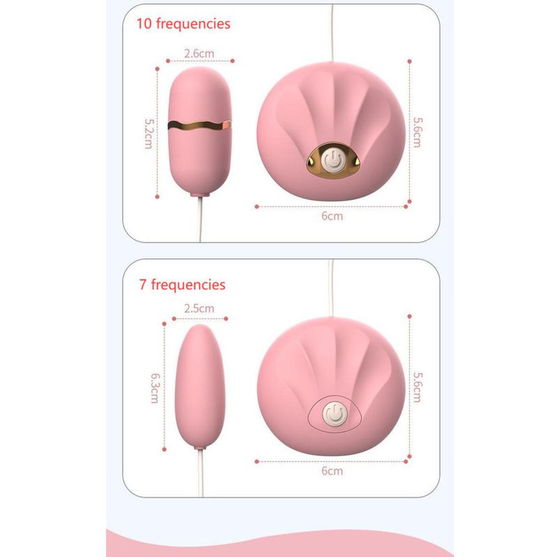 Klein schelp springend ei 10 frequentie vibratie vrouwelijke vibrerende massager masturbatie-uitrusting seksspeeltjes voor volwassenen_voghion.com
