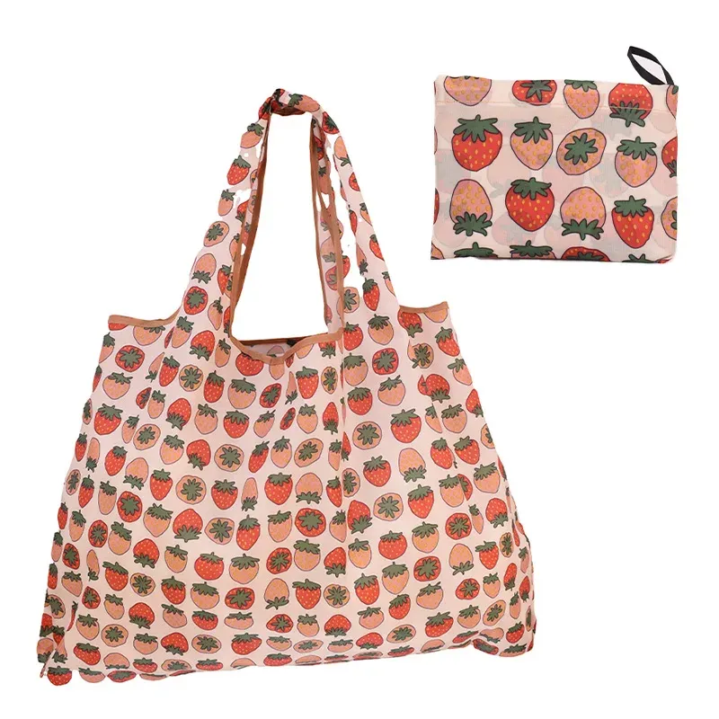Multiple Styles Size Folding Shopping Bag Environmental Protection Large Capacity Lightweight And Portable Storage Bags_voghion.com