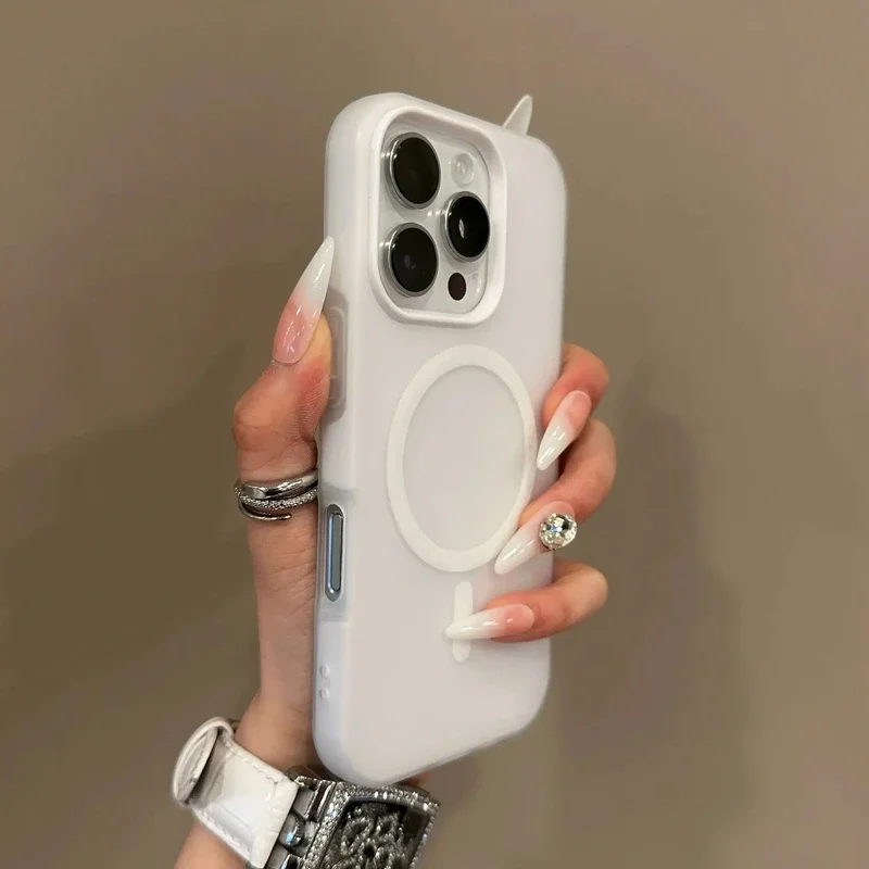 Magnetic Phone Case For Iphone With Magsafe Wireless Charging_voghion.com