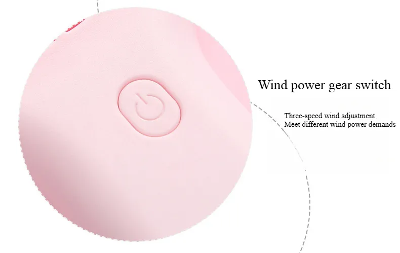 Pocket Mini USB Fan - Strong Wind, Rechargeable, Portable For Summer Study/Outdoor EU_voghion.com