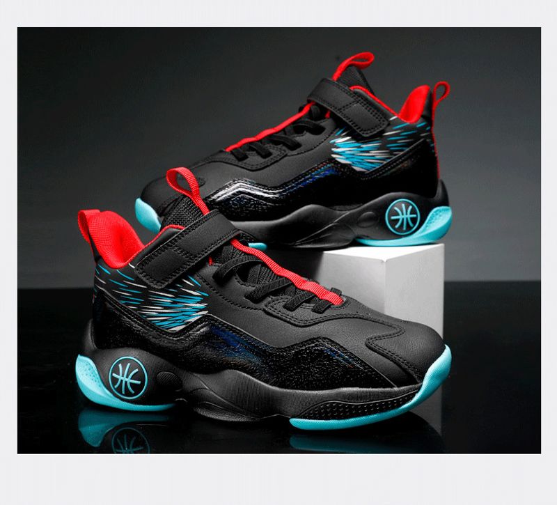 Boys' youth professional sneakers summer new children's sports basketball shoes_voghion.com
