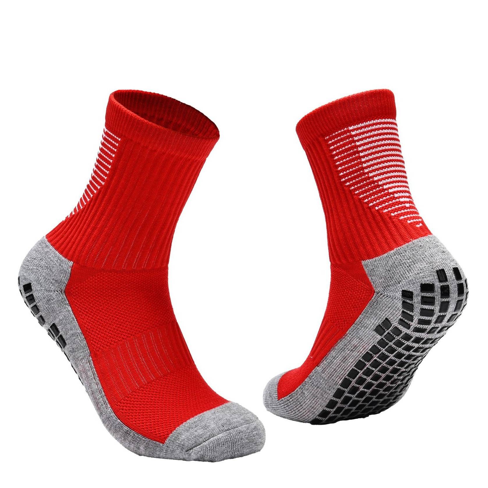 Non-Slip Dot Grip Socks For Adults & Kids - Breathable Sports Socks With Thick Terry Cushion For Training & Competition (Multi-Color Options)​_voghion.com