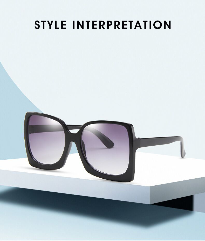 Oversized Square Sunglasses Woman Fashion Brand Designer Sun Glasses Female Big Frame Retro Mirror Vintage Oculos De Sol_voghion.com