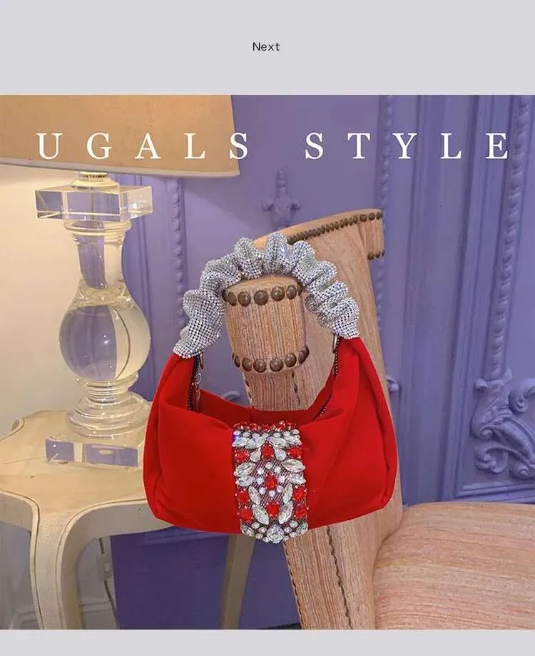 Borsa a mano da donna con glitter scintillanti Rhies Dia, da sera, alla moda, da sposa, da festa, pochette, borsa a tracolla_voghion.com