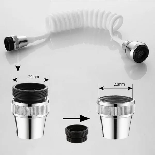Rallonge de robinet flexible pour évier de cuisine_voghion.com