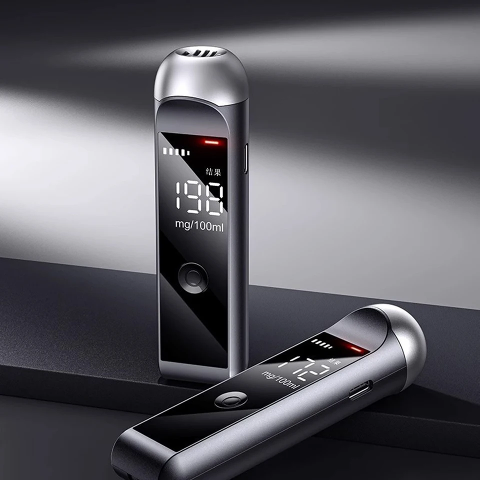 Portable Alcohol Breathalyzer High Sensitivity Breath Tester_voghion.com