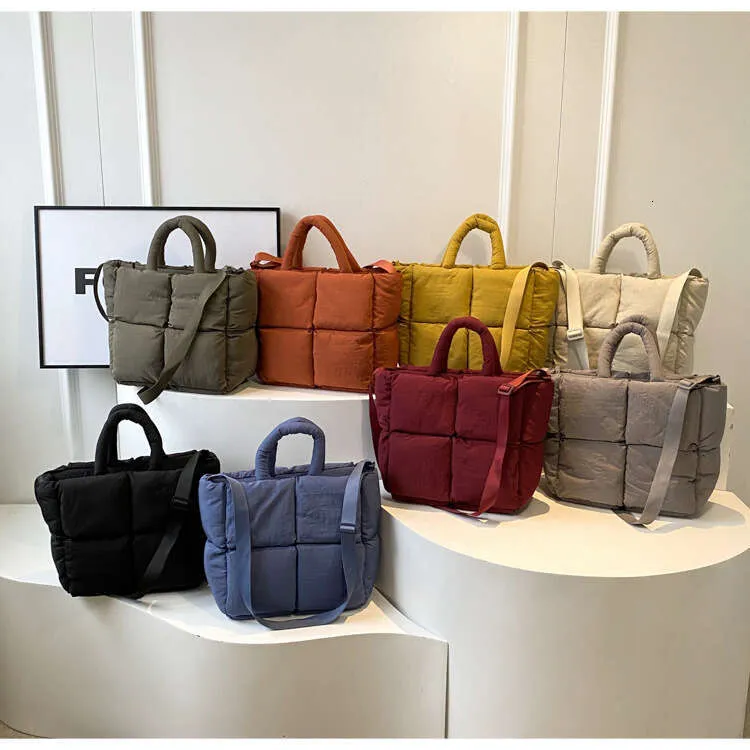 Gewatteerde puffy schoudertas dames grote capaciteit crossbody_voghion.com