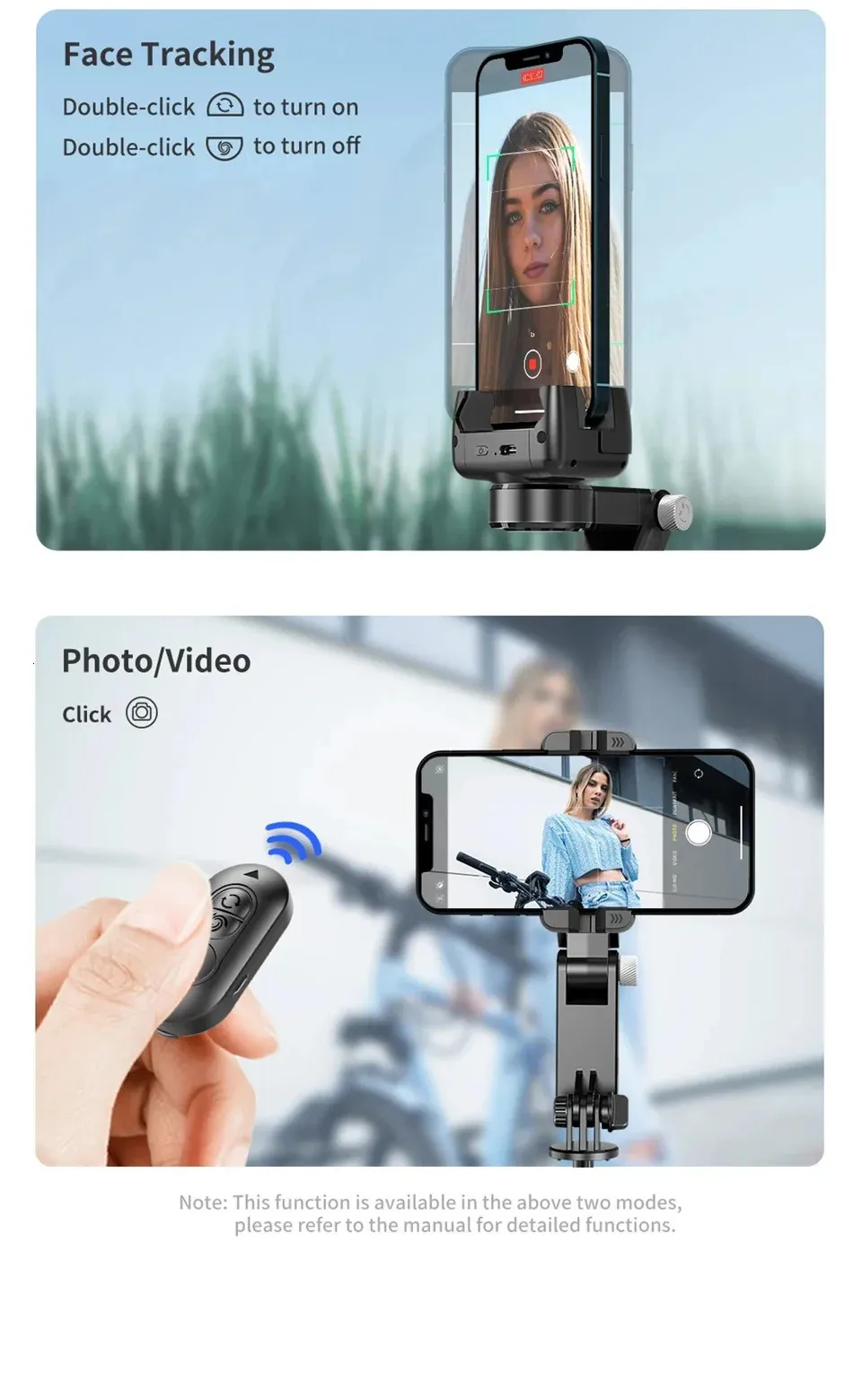 FANGTUOSI 360 Swivel Universal Joint Selfie Stick Tripod With Shutter Fill Light Smartphone Live/Log Stabilizer After_voghion.com