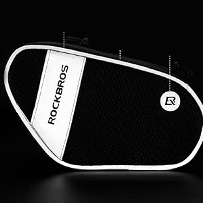 ROCKBROS Mobile Bicycle Frame Bag With Holder 360°Rotatable For Cell Phone 6.5"_voghion.com