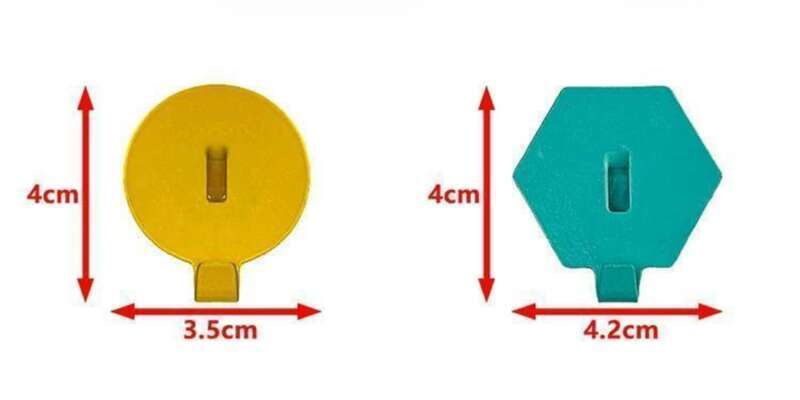 【97% positiivsete arvustuste määr 】 Universaalne riistvaraosade konksuga hoiuriiul 6 mm auguga plaadiga isetegemise lauaalus, komplektne, väike_voghion.com