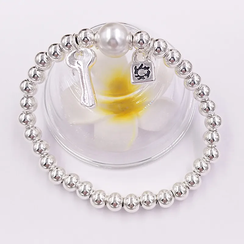 Breloques DIY mauvais œil fournitures de fabrication de bijoux UNO de 50 KEY Bracelet en argent sterling pour femmes bracelets chaîne de cheville ensembles de perles anniversaire_voghion.com