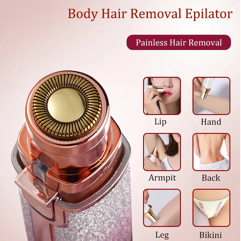 Depiladora estilo lápiz labial - Cejas y vello facial, USB-C_voghion.com