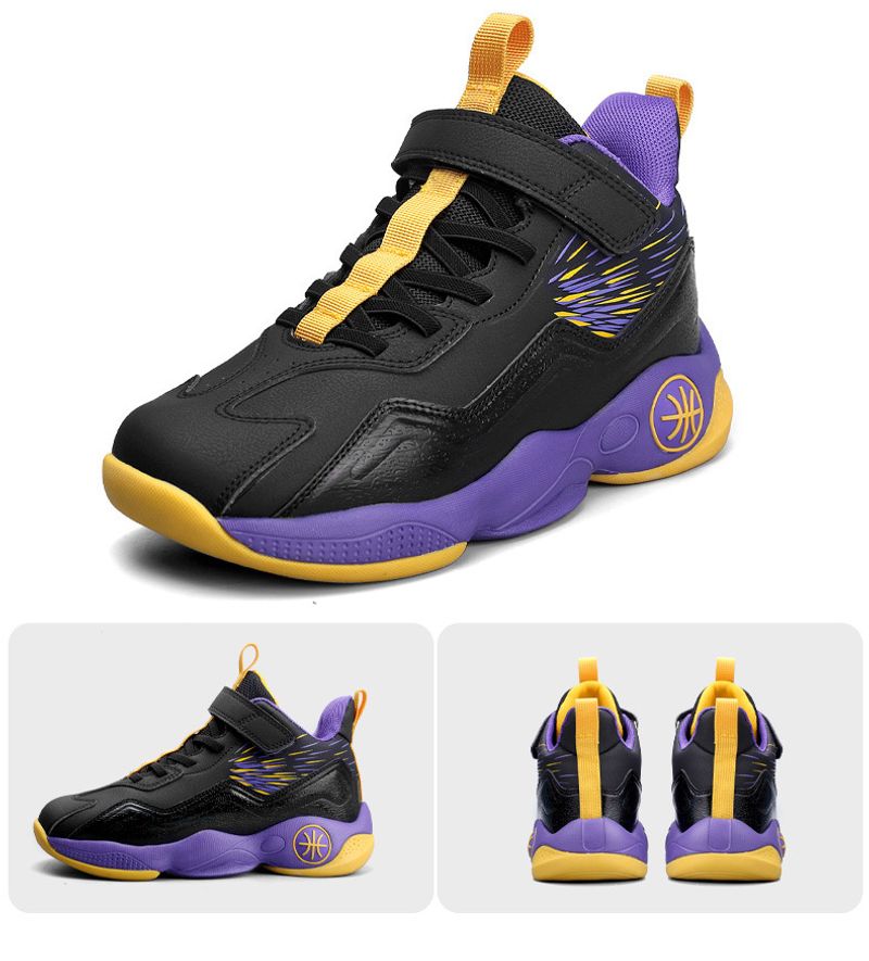 Boys' youth professional sneakers summer new children's sports basketball shoes_voghion.com
