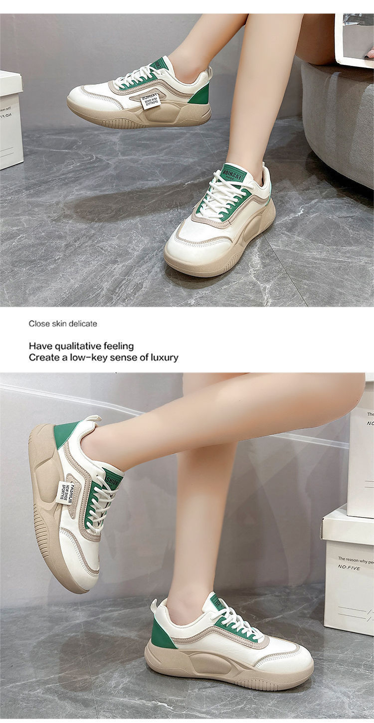 Scarpe da ginnastica morbide Little White per donna 2024 Nuove scarpe da ginnastica tedesche versatili retrò alla moda casual_voghion.com