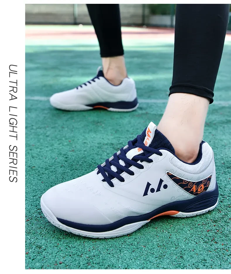 Professional badminton shoes mesh breathable training shoes non-slip shock-absorbing wear sports shoes_voghion.com