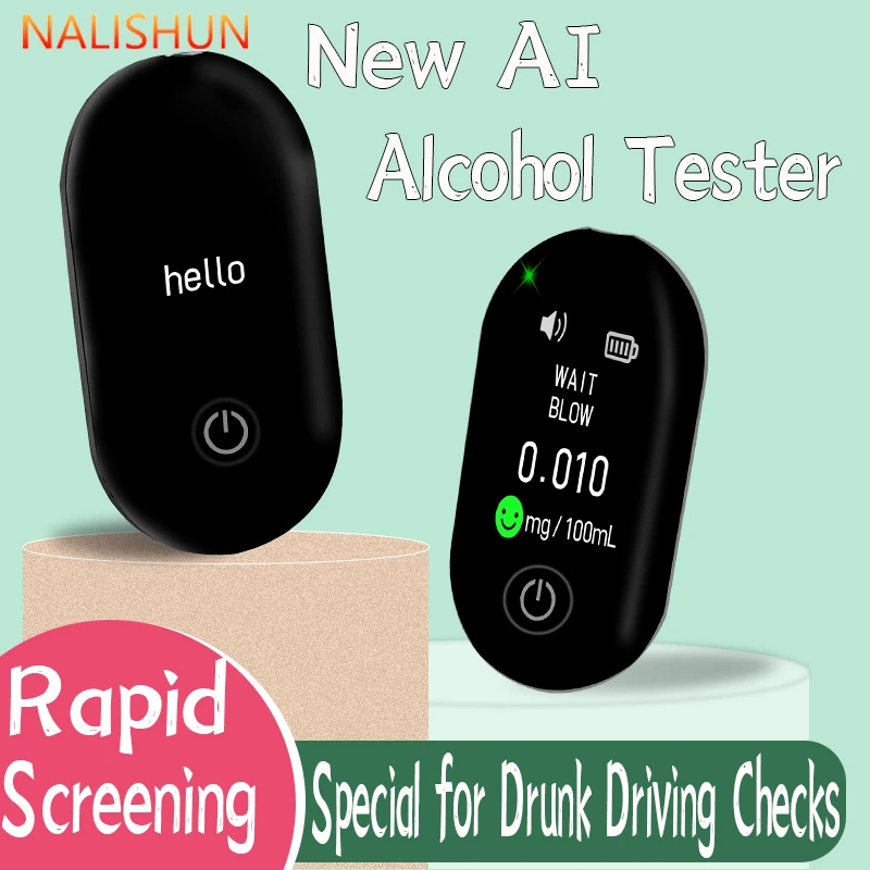 Tragbares Digitales Alkoholtestgerät Mit Usb-breathalyzer_voghion.com