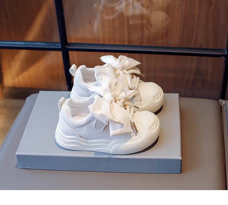 Piger Sport med Sommerfugleknuder Børn Småbørn Skridsikre Tykke Bund Cutefeet Sneakers Børn Hook and Loop Casual_voghion.com