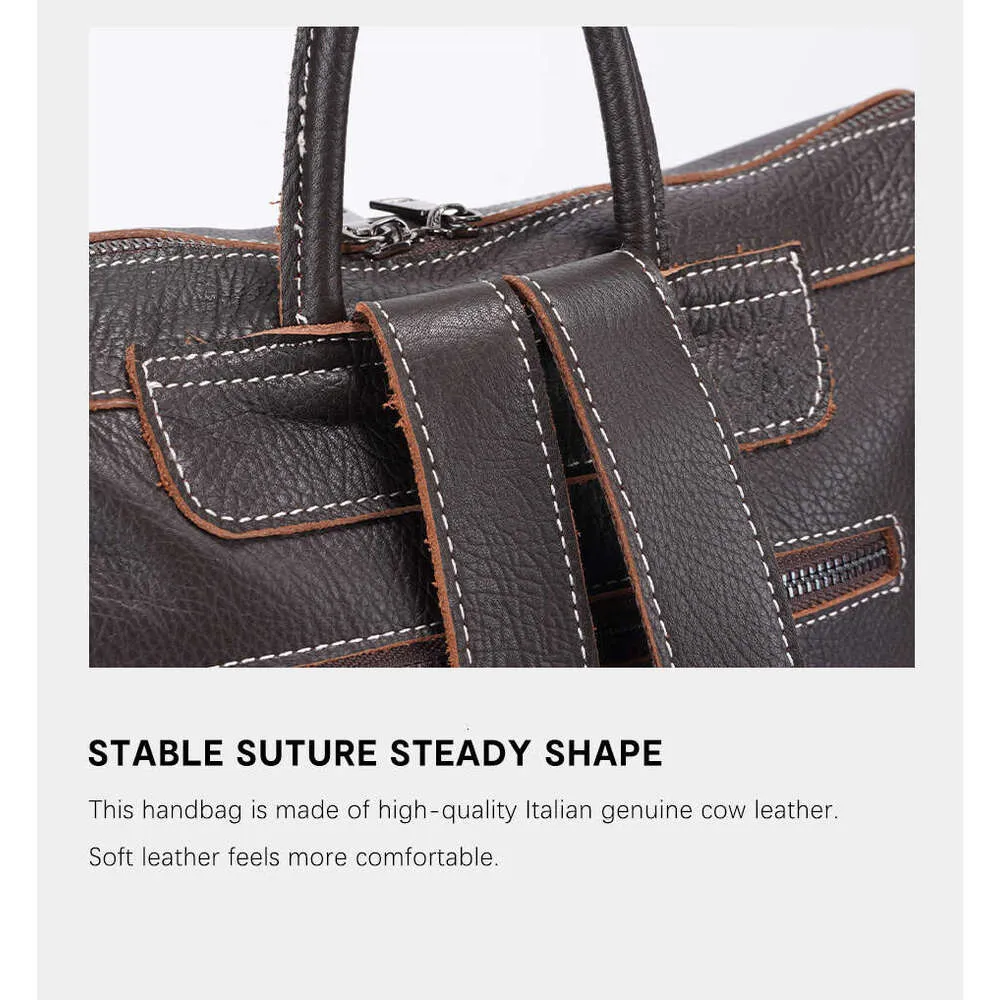 Zaino da viaggio classico in vera pelle da donna Zency, grande capacità, per iPad, A4, laptop, borsa a tracolla da donna con_voghion.com