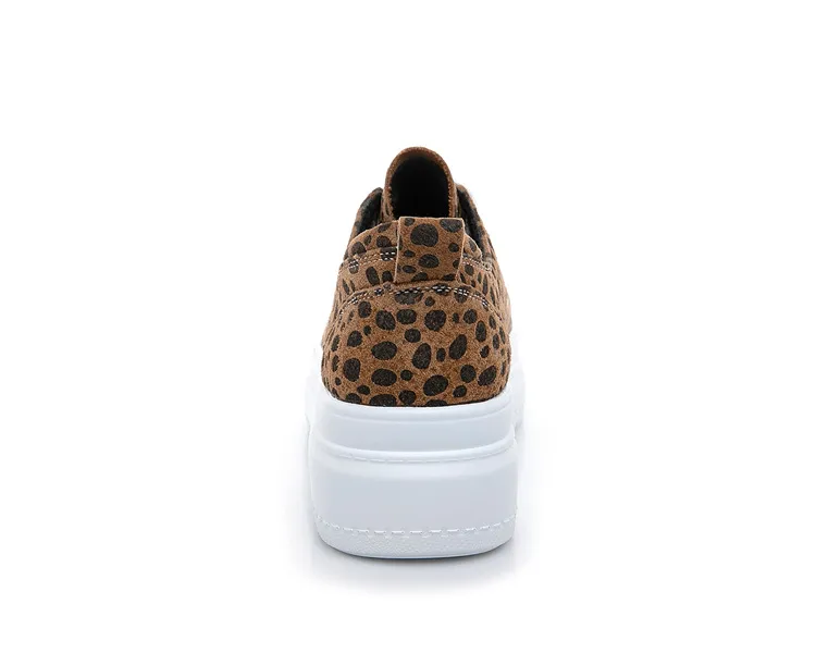 Scarpe casual semplici, comode, traspiranti, alla moda e con stampa leopardata, con punta rotonda e bassa sul fondo._voghion.com