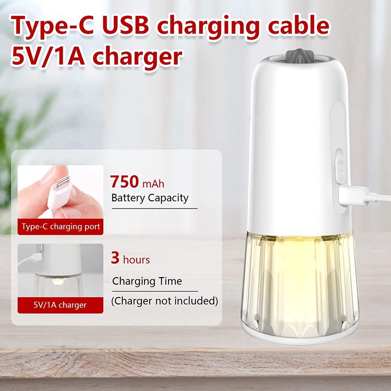 Macinapepe elettrico automatico ricaricabile Gravity Sale Pepe Macinapepe Luce UV Regolabile Granulometria Macinaspezie Utensile da cucina_voghion.com