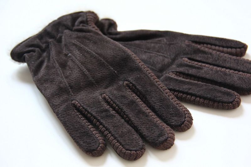 Cycg Protection Cold-proof Suede Rider Warm Gloves Take-out Outdoor Windproof Motorcycle Men's Winter Thickened Veet_voghion.com