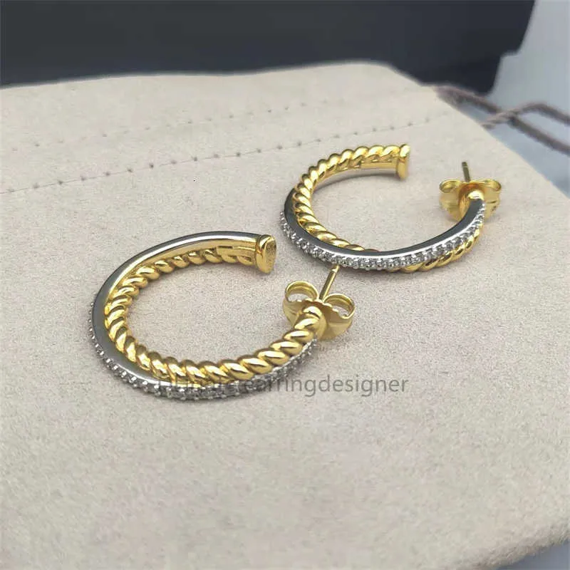 Draht ohrringe versand designer kostenloser schmuck bijoux frau mode ohrring Twisted Hsc Gold Haken Schnalle Ohrringe in_voghion.com