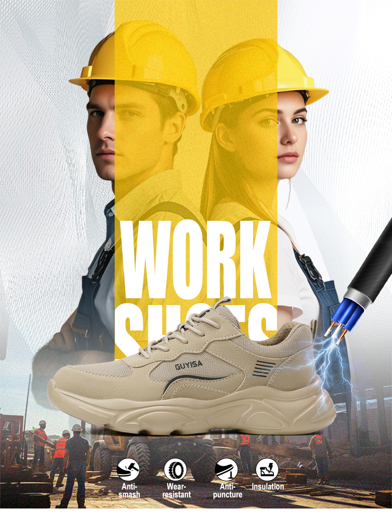 Zapatos eléctricos GUYISA con puntera de plástico, aislados 10 kV, no metálicos 5011NKV 37-44_voghion.com