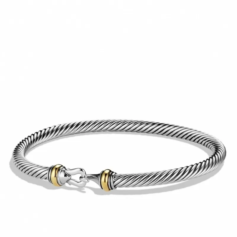 armbånd Trådsnoede armbånd Rustfrit stål smykker til Neb Kvinder Guld Sier Perle Kors Manchet Armbånd Smykker_voghion.com