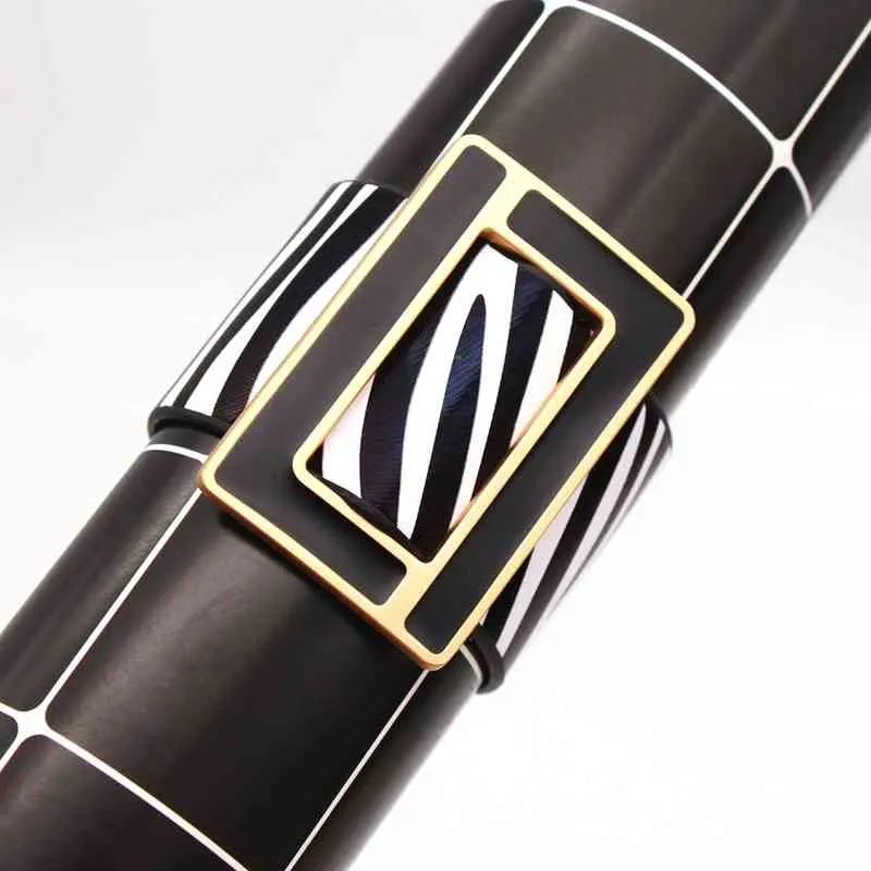 2022 Moud Brindle Breet Liederarmband fir Fraen Schwaarz Wäiss Geometresch Metall Wrap Charm Bijouen Femme Kaddo_voghion.com