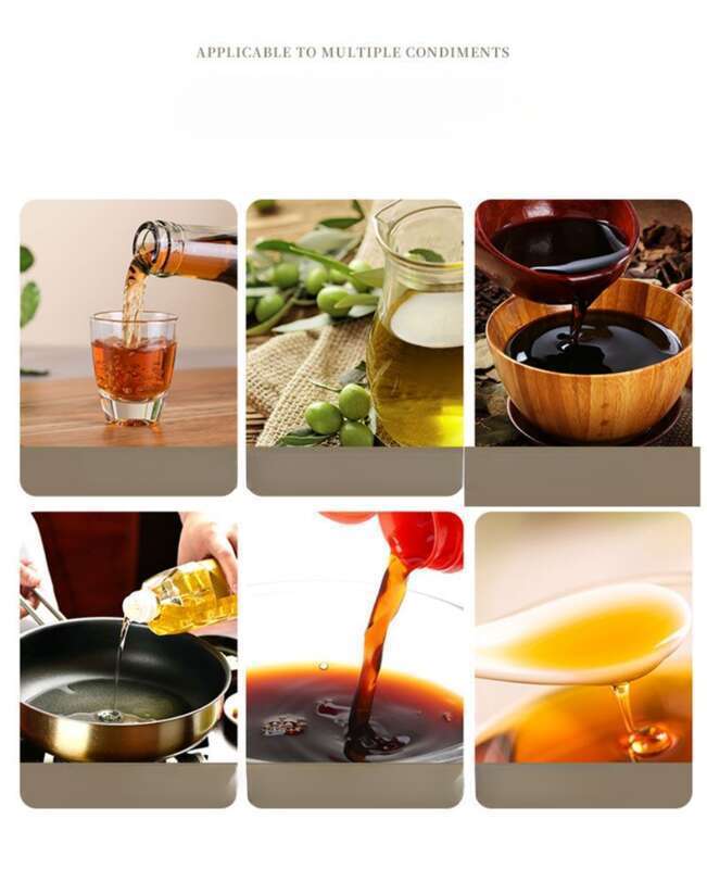 Oil Can Kitchen Household Glass Pouring Dual-use Air Fryer Spray Bottle Automatic Opening And Closing Oil Pot_voghion.com